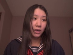 Teen Student Kisses Teacher for Easy Money - Japanese Schoolgirl