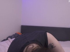 Rough domination with JOI masturbation and footfetish