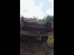 Unload Hay with a Country MILF