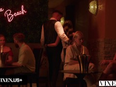 VIXEN Gorgeous Duo Fibi Euro And Emiri Momota Share A Huge Cock In Steamy Threesome