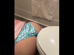 BUBBLE BUTT TGIRL TEASING IN PANTIES SLOW MO ASMR - Screenshot 16 of 16 - Ass Pov