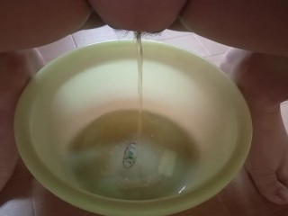 I Put up with it for more than half a Day and then Released my Brown Pee.