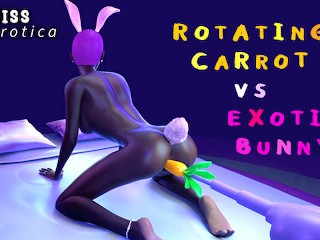 Зури, Sexy Bunny Girl, сильно сквиртует в игре Fantasy Carrot Machine Play