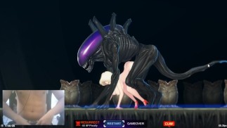 DOGGYSTYLE HARDCORE SEX WITH A GIANT ALIEN - ALIEN QUEST EVE