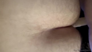 PEGGING FOR THE FIRST TIME - HIS TIGHT VIRGIN ASS