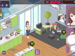 【家政狂想曲(体験版)実況】男家政婦が爆乳人妻達をNTRするドットアニメーションエロゲー。 10/16