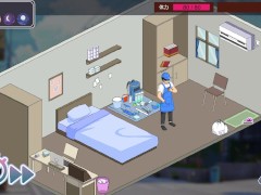 【家政狂想曲(体験版)実況】男家政婦が爆乳人妻達をNTRするドットアニメーションエロゲー。 4/16