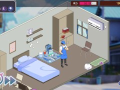 【家政狂想曲(体験版)実況】男家政婦が爆乳人妻達をNTRするドットアニメーションエロゲー。 6/16