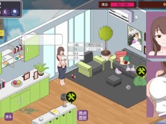 【家政狂想曲(体験版)実況】男家政婦が爆乳人妻達をNTRするドットアニメーションエロゲー。 9/16