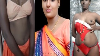 சூத்து சுந்தரி | Desi Tamil Sexy Wife's Big Black Ass in Santa Bikini for Cuck Hubby: IndianHotwifeX