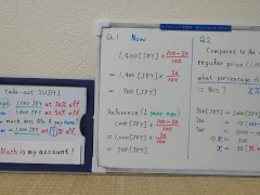 Buying take-out sushi at the supermarket. [JapanMath](Titsjob)