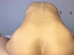 BLINDED ANAL RAW - My step sister ask me for an anal and first suck my cock as a champion