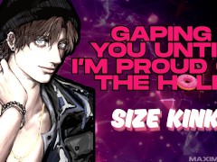 [ SIZE Kink Audio ] Female Hole GAPED By Proud Lover