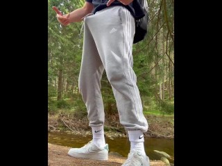 Straight Polish - German Master Jerking off Jerk Mutual Masturbation Deutsche Cum Cumshot Public