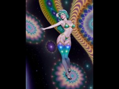 SFW Cosmic Champagne Shorty