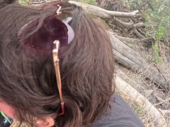 Jogger Girl Angrily Sucks Cock in Public! 😤💦🍆