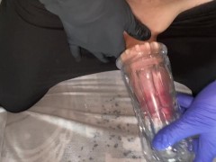 MrGloves-Man - Gloved Fuck with Transparent Pussy Toy