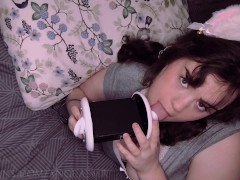 ASMR Sensual Ear Licking in Pyjamas 😺❤️ - AngeASMR