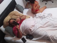 I masturbate in front of my horny stepdad.