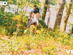 PARDOY CAMPING REAL PUBLIC BLOWJOB OUTSIDE OFF A BIKETRAIL