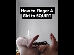 RastaWomanG- Rasta Girl! - Squirting Tutorial & Solo Masturbation