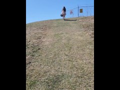Cute stranger teasing me on walk