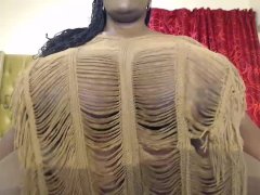 Ebony Bbw Bouncing Her Fat Tits