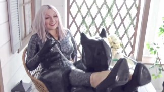 Latex Mistress and Her Rubber Submissive - Positive FemDom and Role Play.
