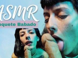 ASMR - Boquete Babado com Muita Saliva e Gemidos
