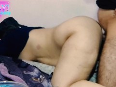 😍 زوجي يشاهدني مع رجل غريب كيف يلاعب ماخرتي