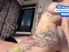 Incredibly sexy girl fucks on camera