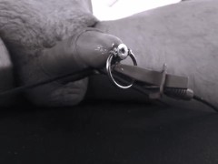 Extracting a big load of cum out of my cock