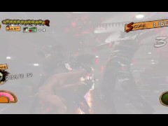 Slaying some Zombies with a chainsaw weilding cheerleader.