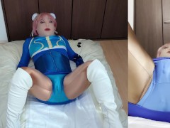 オナニーが止まらない男の娘、ブルマの中でアナルプラグが刺激しながらチクニーで何度もメスイキ。イってもやめられない。フィーメールマスク女装。 - Screenshot 16 of 16 - Chun Li Cosplay
