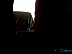 Mistress Redix - Woman in black: Barefoot Ballbusting!