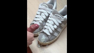 Cum on my Adidas Campus