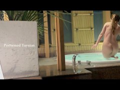 女性向け【露天風呂でイチャラブ孕ませセックス！】 ゆゆ　女子大生　日本人　素人カップル　個人撮影　中出し　女性向け　性感マッサージ - Screenshot 3 of 16 - Hentai