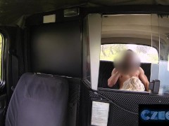 Blonde Big Breasted Czech Taxi Driver gets what she wants - CZECHXXX