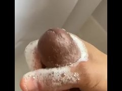 Quick shower and jerk before work!