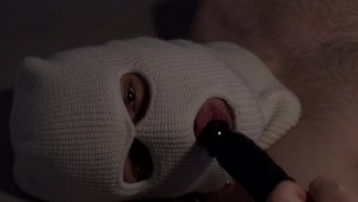Sucking a Dildo and Using It in My Ass While Pulling My Nipples