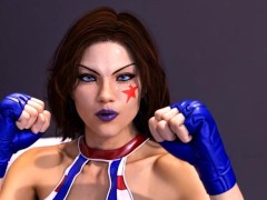 Arrogant Wresting Diva gets face fucked by a hung Luchadore