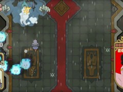 A knight with balls on his chin saves the world from the demon king!