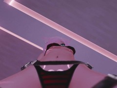 Sexy kitty dancing on my face and shake her butt in VR