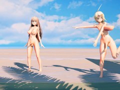 Beach girlfriends - Mesmerizer futa 4k mmd