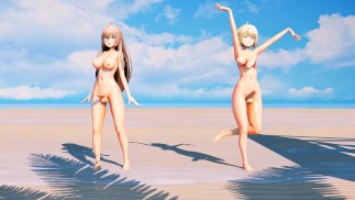 Beach girlfriends - Mesmerizer futa 4k mmd