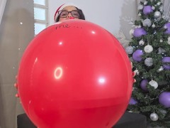 Large 36-inch blow to pop with surprise included (Full video on C4S/MV/OF/Membersite)