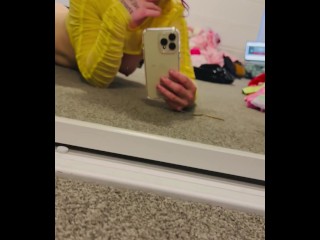 Purple Hair Tits out Don’t Care