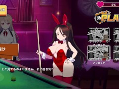 【エンジェルス・ビリヤード・バー(体験版)実況】ビリヤードで勝ったら相手の巨乳女とエッチなことできるエロゲ―。(live2Dアニメーションエロゲ―) 3/16