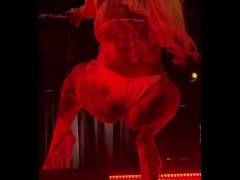 Striptease swedish blond