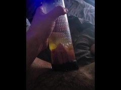 Pissing and pumping ftm dick